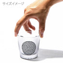 [에도 유리] KOMON "KANOKO" "삼중 라인 체크" "할당" 프리 컵 블랙 | 타블로