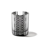 [EDO GLASS] KOMON "KANOKO" "ALLOCATION" "HEMP LEAF" "SPOTTED" "SHIPPO" "BAMBOO" แก้ว OLD-FASHIONED BLACK | ตาราง