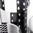 [EDO GLASS] KOMON "KANOKO" "ALLOCATION" "HEMP LEAF" "SPOTTED" "SHIPPO" "BAMBOO" แก้ว OLD-FASHIONED BLACK | ตาราง