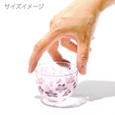 [CHOUKOKU GLASSES (CARVING) YUME GLASS] SAKURA SAKE CUP (CAPACITY80ML) | TABLEAU