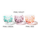 [CHOUKOKU GLASSES (CARVING) YUME GLASS] SAKURA SAKE CUP (CAPACITY80ML) | TABLEAU