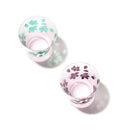 [CHOUKOKU GLASSES (CARVING) YUME GLASS] SAKURA SAKE CUP PAIR(CAPACITY 90ML) | TABLEAU