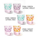 [초우코쿠 유리(조각) 유메 유리] 사쿠라 프리 컵 페어 | 타블로