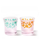 [CHOUKOKU GLASSES (雕刻) YUME GLASS] 櫻花老式玻璃杯一對|畫面