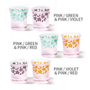 [CHOUKOKU GLASSES (雕刻) YUME GLASS] 櫻花老式玻璃杯一對|畫面