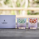 [CHOUKOKU GLASSES (雕刻) YUME GLASS] 櫻花老式玻璃杯一對|畫面