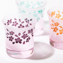 [CHOUKOKU GLASSES (雕刻) YUME GLASS] 櫻花老式玻璃杯一對|畫面
