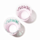 [CHOUKOKU GLASSES (雕刻) YUME GLASS] 櫻花老式玻璃杯一對|畫面