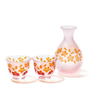 【雕花玻璃杯（雕刻）夢玻璃杯】清酒櫻花三件套 |畫面