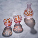 【雕花玻璃杯（雕刻）夢玻璃杯】清酒櫻花三件套 |畫面