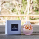 [แก้ว CHOUKOKU (แกะสลัก) แก้ว YUME] SAKURA DROP แจกันดอกไม้เดี่ยว | ตาราง