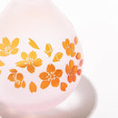 [แก้ว CHOUKOKU (แกะสลัก) แก้ว YUME] SAKURA DROP แจกันดอกไม้เดี่ยว | ตาราง