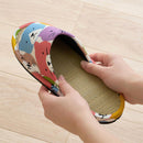 [SLIPPERS] IGUSA (JAPANESE RUSH) HAPPY CAT | HAGIHARA
