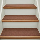 [STAIR MATS] SELF-ADHESIVE PITARO SET OF 17 (15 STAIR MATS + 2 LANDING MATS) | TATAMI, CARPET | HAGIHARA