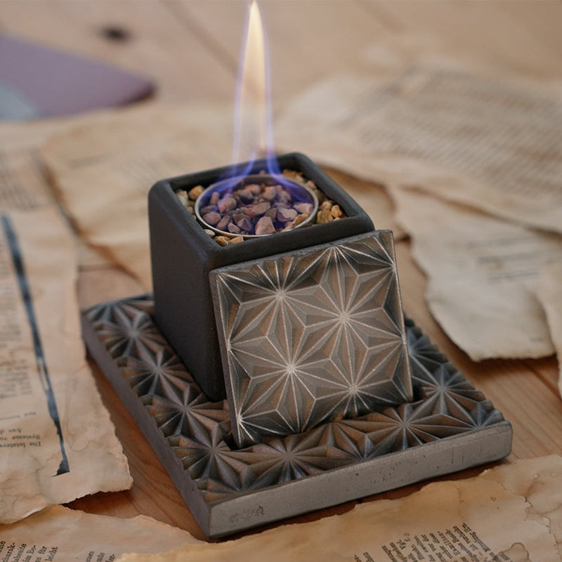 [FIRE PIT STAND] TOUGA TABLETOP FIRE PIT | KIKUMA KAWARA (TILE) | MONOZKU