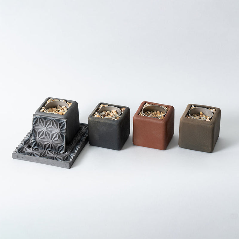 [FIRE PIT STAND] TOUGA TABLETOP FIRE PIT | KIKUMA KAWARA (TILE) | MONOZKU