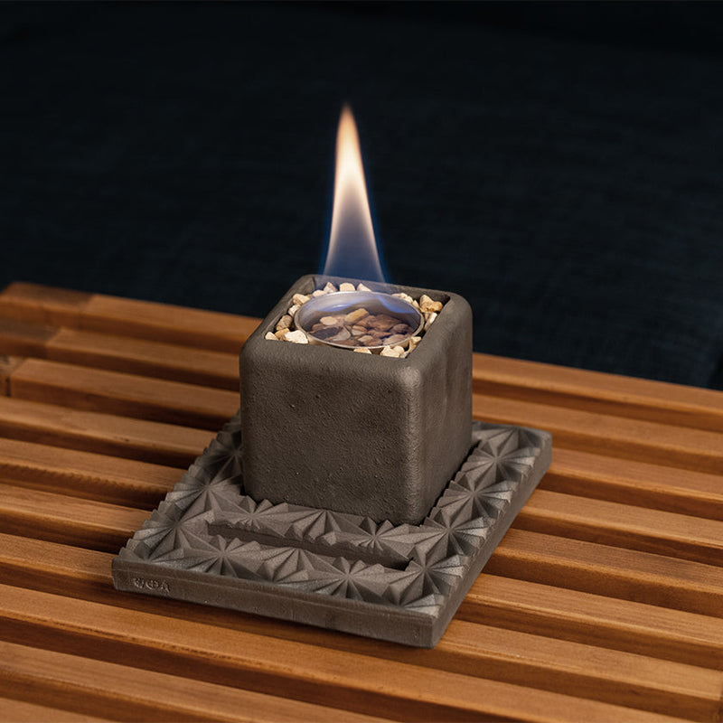 [FIRE PIT STAND] TOUGA TABLETOP FIRE PIT | KIKUMA KAWARA (TILE) | MONOZKU