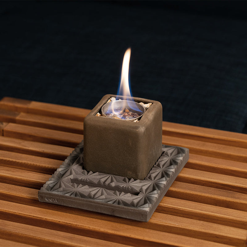 [FIRE PIT STAND] TOUGA TABLETOP FIRE PIT | KIKUMA KAWARA (TILE) | MONOZKU
