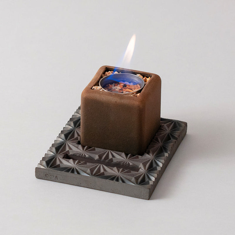 [FIRE PIT STAND] TOUGA TABLETOP FIRE PIT | KIKUMA KAWARA (TILE) | MONOZKU