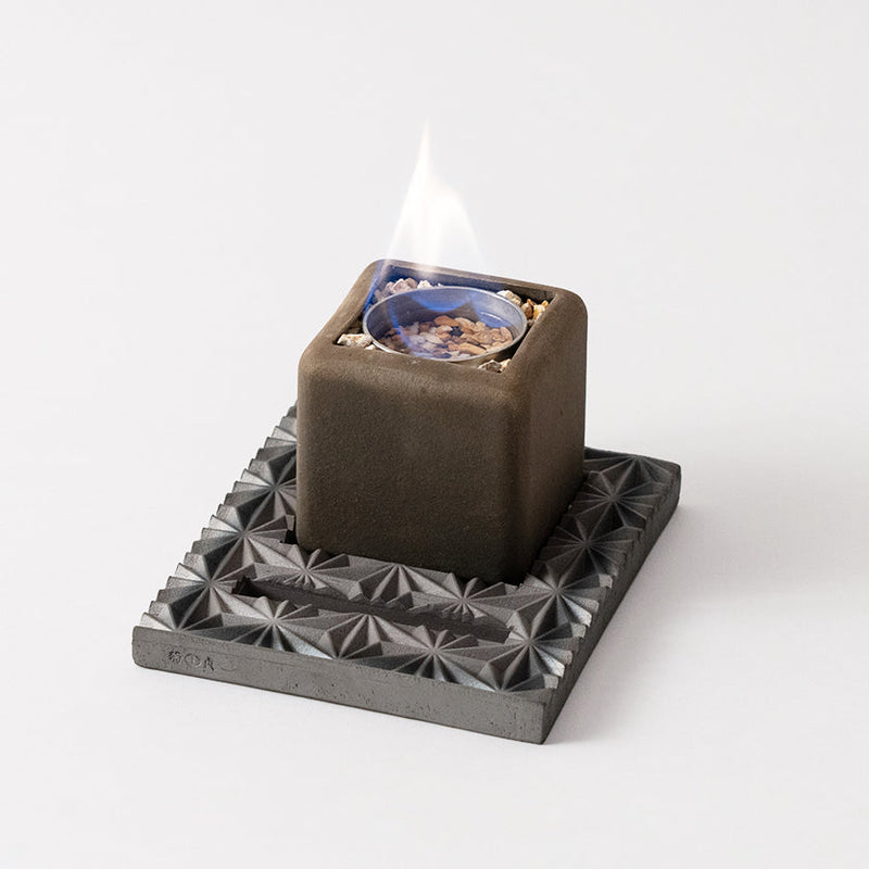 [FIRE PIT STAND] TOUGA TABLETOP FIRE PIT | KIKUMA KAWARA (TILE) | MONOZKU