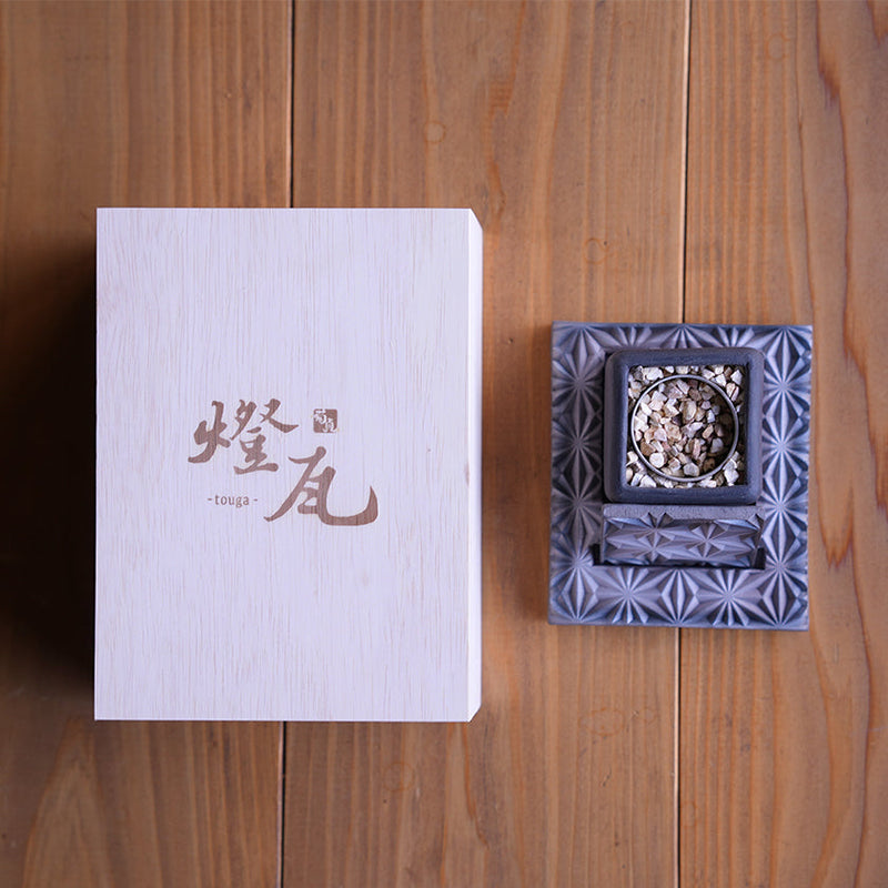 [FIRE PIT STAND] TOUGA TABLETOP FIRE PIT | KIKUMA KAWARA (TILE) | MONOZKU