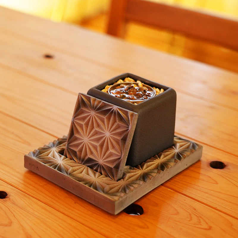 [FIRE PIT STAND] TOUGA TABLETOP FIRE PIT | KIKUMA KAWARA (TILE) | MONOZKU