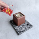 [FIRE PIT STAND] TOUGA TABLETOP FIRE PIT | KIKUMA KAWARA (TILE) | MONOZKU