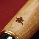 [FOUNTAIN BRUSH PEN] YUME GINGA – NATURAL WOOD CHERRY BLOSSOMS | CALLIGRAPHY SUPPLIES & BRUSH PENS | KURETAKE