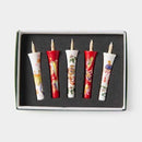 [CANDLE] 2 MOMME 5 BOTTLES SET TREASURE EXHAUSTION (2) |  JAPANESE CANDLES | NAKAMURA CANDLE