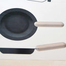 [IRON FRYING PAN] JIU M HANDLE SET (BEECH) | METAL PROCESSING| JIU10