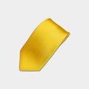 [TIE] TURMERIC MIYAVI 33 MOMME SILK SATIN | GUNNAI TEXTILES| FUJI SAKURA