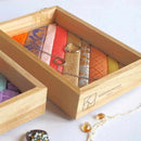 [JEWELRY BOX / JEWELRY ORGANIZERS] WOOD TRAY (NATURAL) S | EDO ART DOLLS | KAKINUMA DOLLS