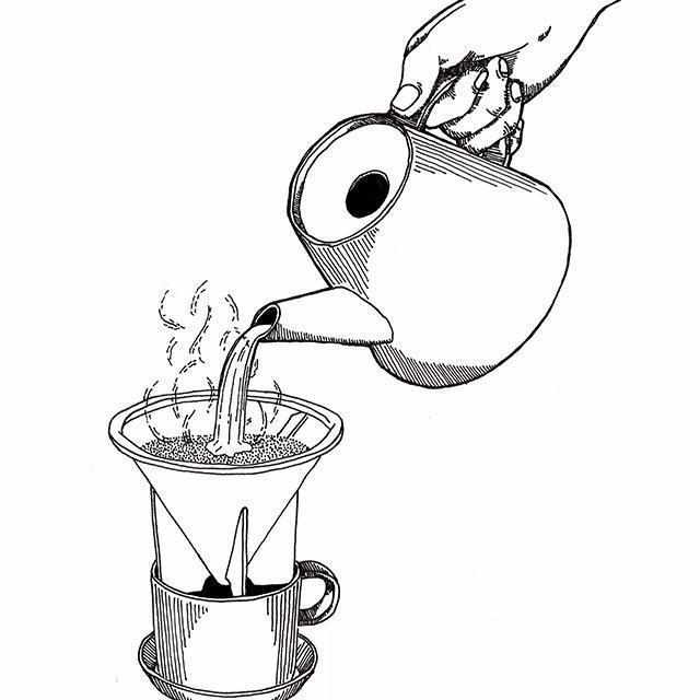 [MUG (CUP)] BIG-GAME COFFEE DRIPPER (DARK GRAY) | 2016/ | IMARI-ARITA WARES