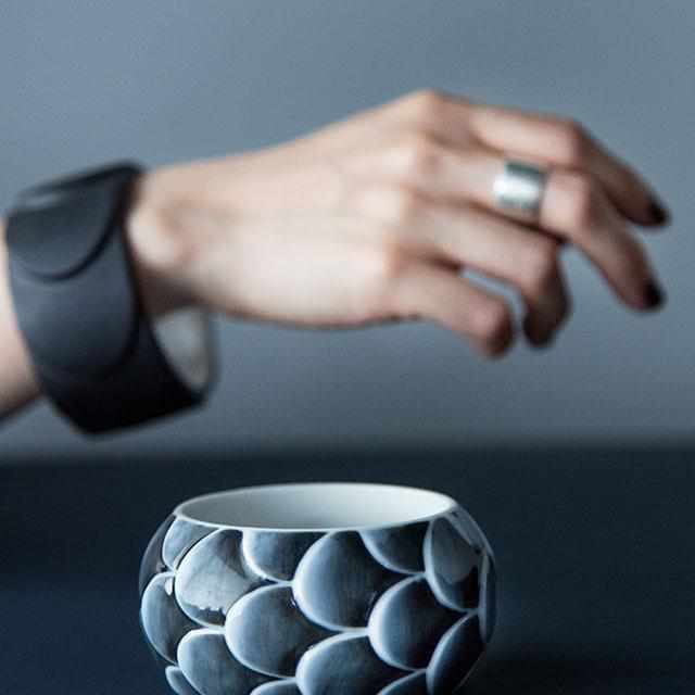 [อุปกรณ์เสริม] Saskia Diez Drake Ring No.1 (DOT สีขาวดำ) | 2016/ | Imari-Arita Wares