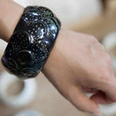 [ACCESSORY] SASKIA DIEZ BRACELET DRAKE CUFF NO2 (BLACK) | 2016/ | IMARI-ARITA WARES