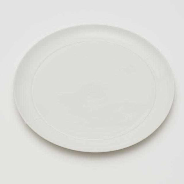 [대형판 (Platter)] 2016/Christian Mendeltsuma Plate 220 (White) | Imari-Arita Wares