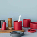 [SPICE JAR (CONTAINER)] SHIGEKI FUJISHIRO CONTAINER STORAGE CONTAINER L (GRAY) | 2016/ | IMARI-ARITA WARES