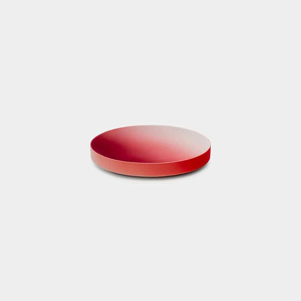 [LARGE PLATE (PLATTER)] KUENG CAPUTO PLATE 220 (DARK RED-RED) | 2016/ | IMARI-ARITA WARES