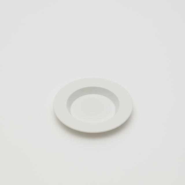 【大盤（拼盤）】2016/Teruhiro Yanagihara Rim Plate 120（白色）| Imari Arita