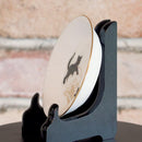 [SMALL DISH (PLATE)] OKURA ART CHINA LUCKY BLACK CAT SMALL DISH PART-1 | CERAMICS