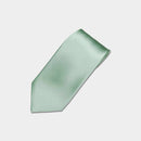 [TIE] OPAL GREEN MIYAVI 33 MOMME SILK SATIN | GUNNAI TEXTILES| FUJI SAKURA