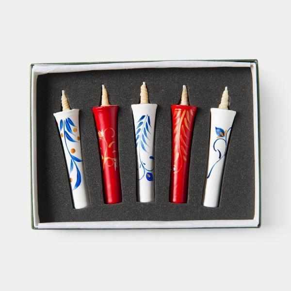 [Candle] 2 Momme 5 ขวดตั้งค่า Kyoto Arabesque | เทียนญี่ปุ่น เทียนนากามูระ