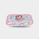 [LARGE PLATE (PLATTER)] APERTURE LONG ANGLE PLATE BENI | HAYASHIKURO KILN | OLD IMARI-ARITA WARES