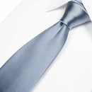 [領帶] Silver Miyavi 33 Momme絲綢緞面| Gunnai紡織品|富士櫻花