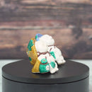 [RACCOON FIGURINE] TANUTANU LIKE KOKUTANI (BLUE) MALE | SHIGARAKI WARE