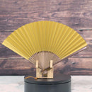 [HAND FAN] RAUSHIKI URUSHI DECAYED LEAVES COLOR | KYOTO FOLDING FANS | RAKUKEI