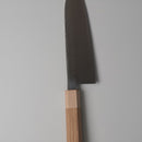 [주방 (요리사) 나이프] 골드 warikomi v5 망치질 일본 산토쿠 나이프 오크 팔각형 손잡이 메이플 볼스터 180 | 사카이 단조 블레이드