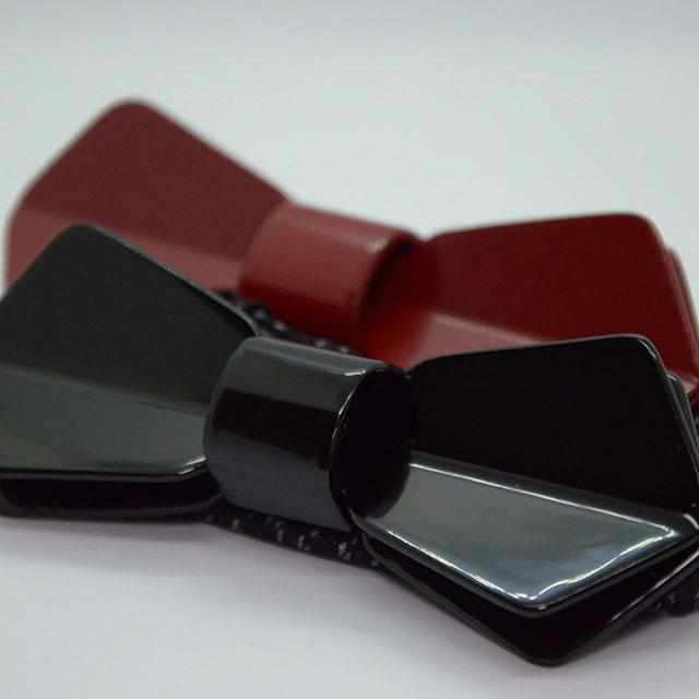 [TIE] Lacquer Bow Tie (สีดำ) | คอนแชร์โต้ Takaoka Lacquerware