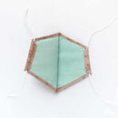 [Facemask] Kinumask 스퀘어 타입 (Unisex) a | 교토 유젠 염색