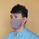[facemask] kinumask round（unisex）b |京都Yuzen染色